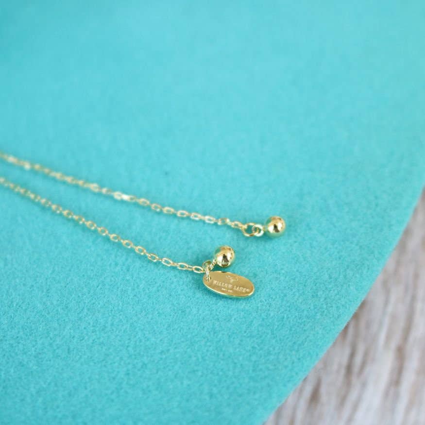 14K Gold Plated Horseshoe Chain Hat Band