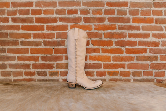 Plain Jane Boot -Braided Buttermilk