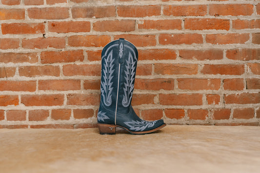 Lexington Boot - Distressed Midnight Blue