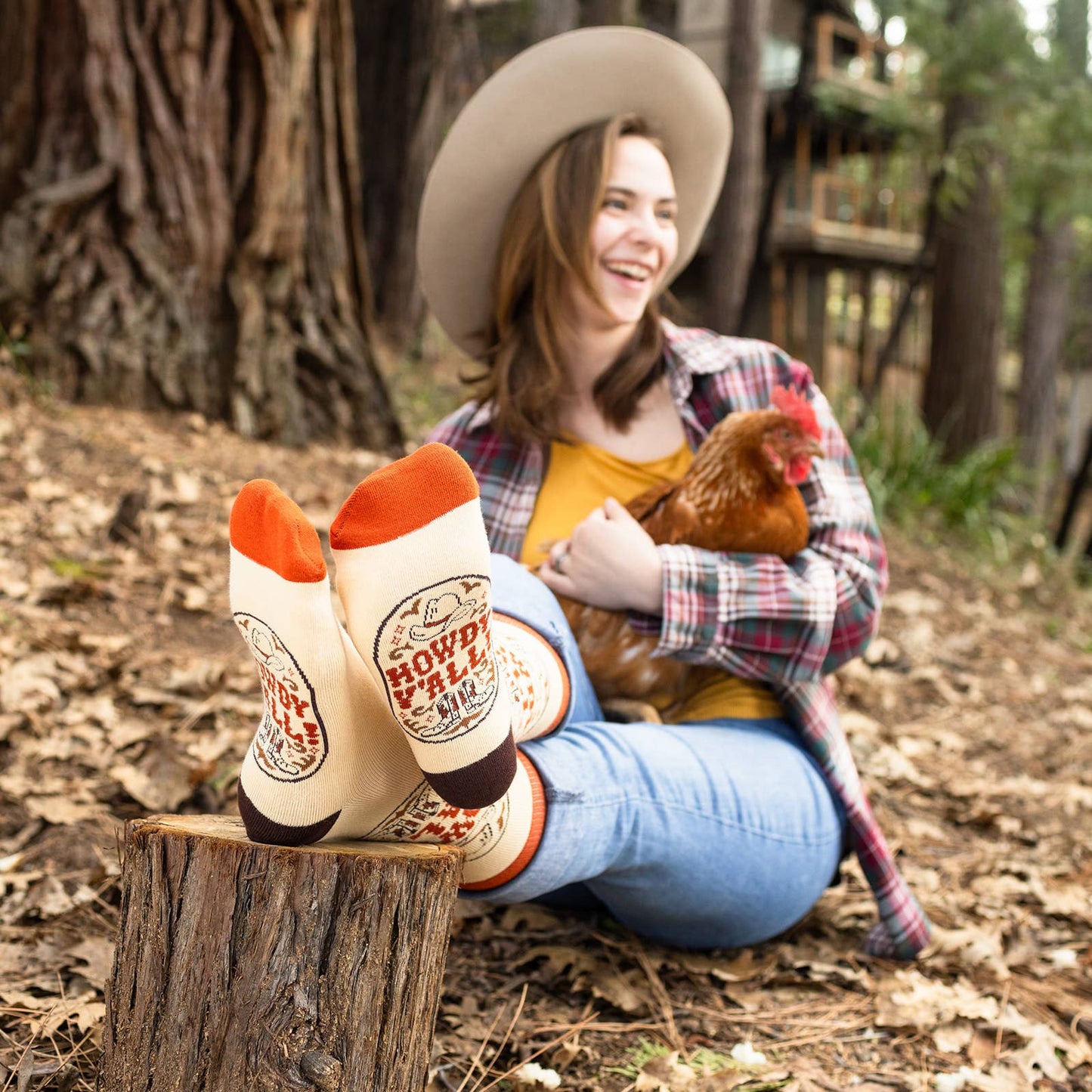 Howdy Y'all Country Western Socks Unisex for Men and Women