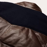 Stetson Men's-Quilted Leather vest