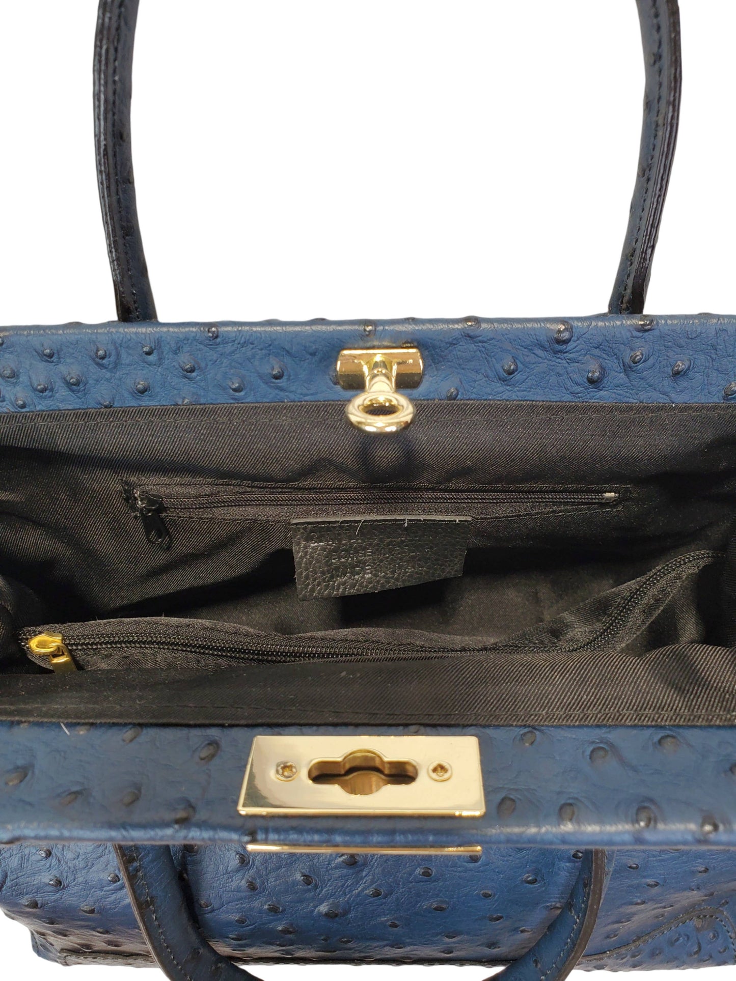 Marinella Medium Handbag: Ostrich White