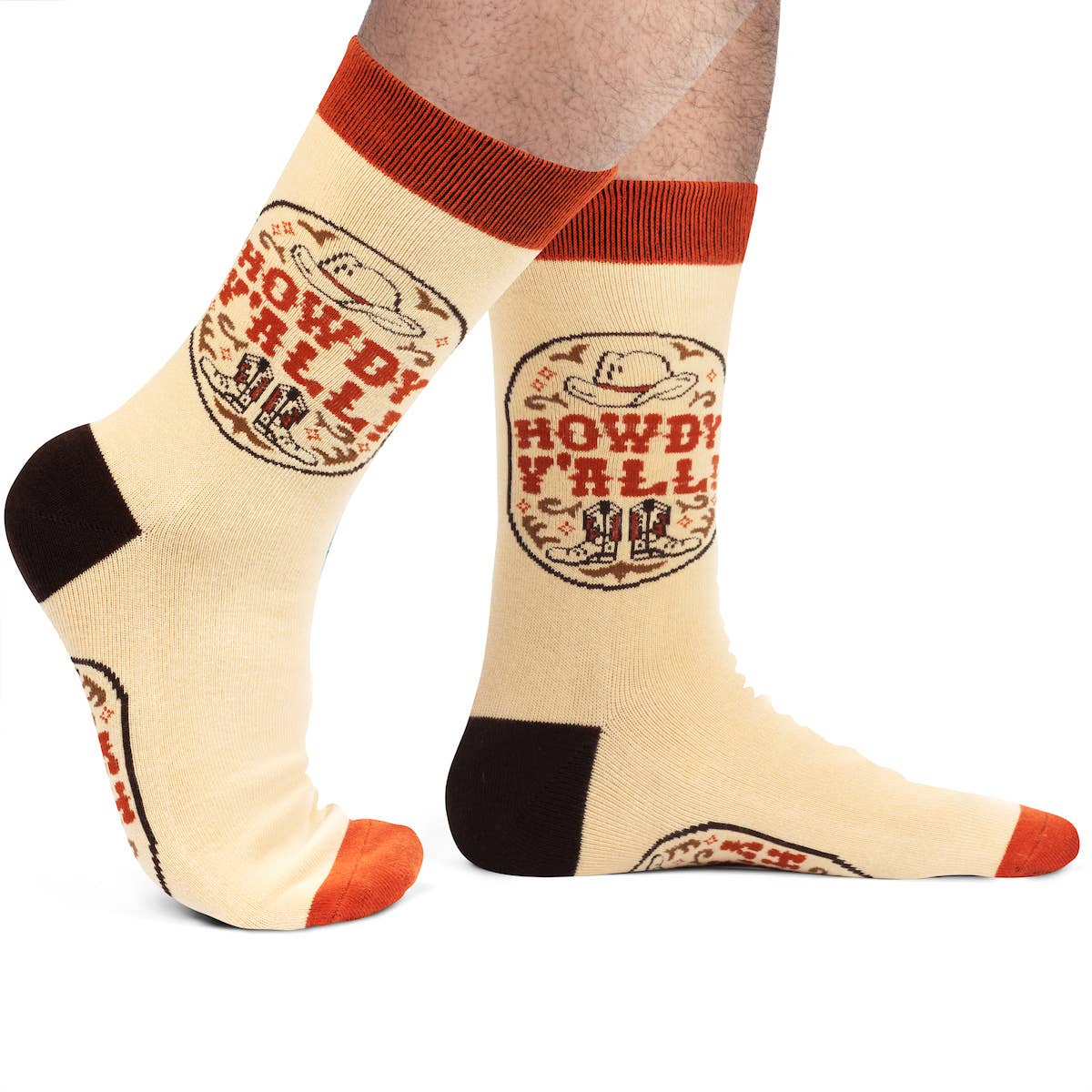 Howdy Y'all Country Western Socks Unisex for Men and Women