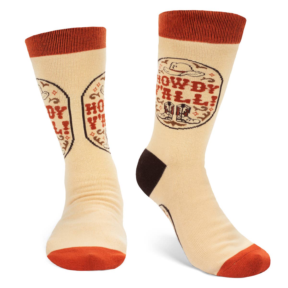 Howdy Y'all Country Western Socks Unisex for Men and Women