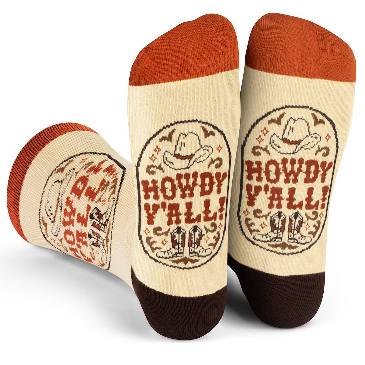 Howdy Y'all Country Western Socks Unisex for Men and Women