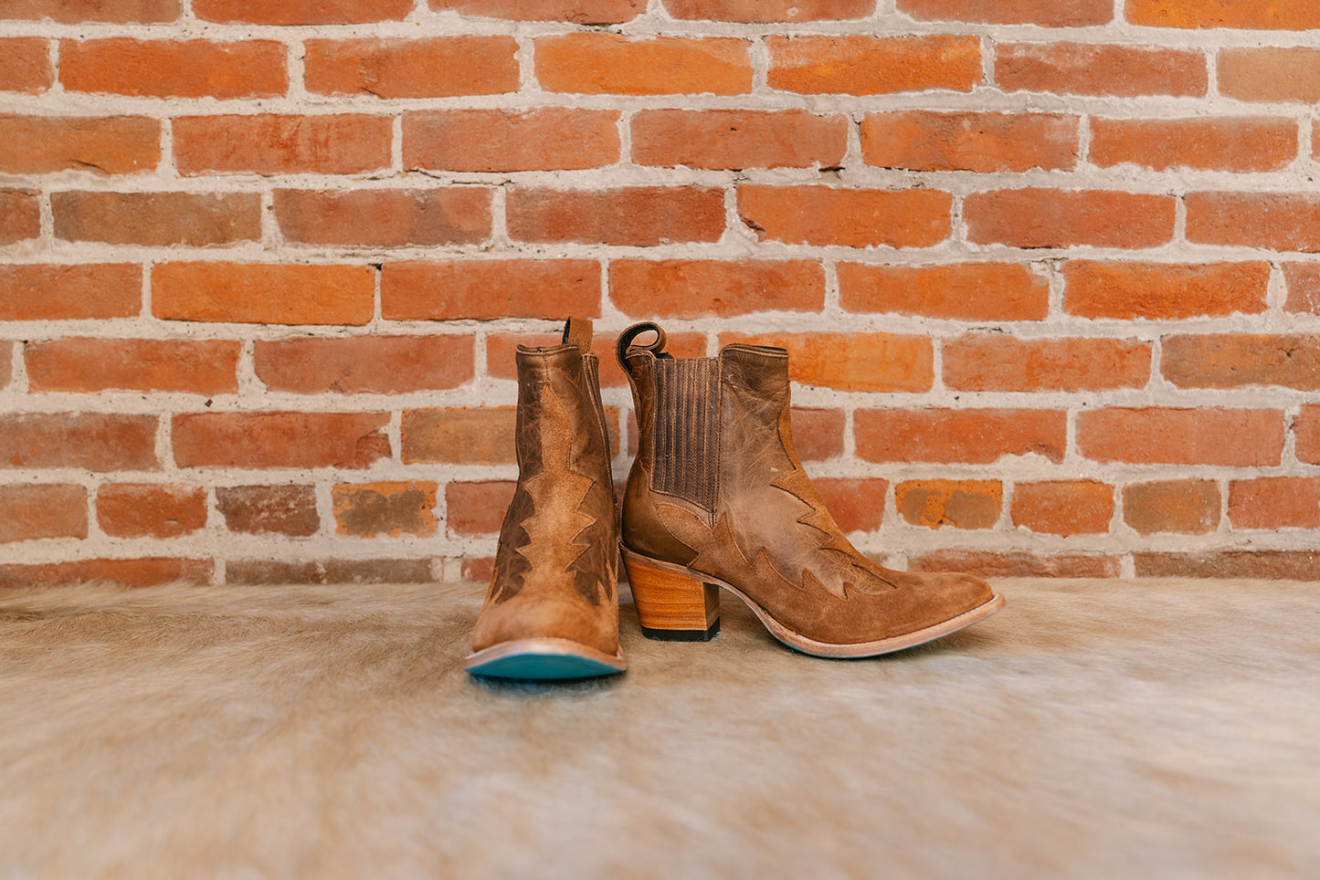 Western Chelsea Bootie - Toffee Suede