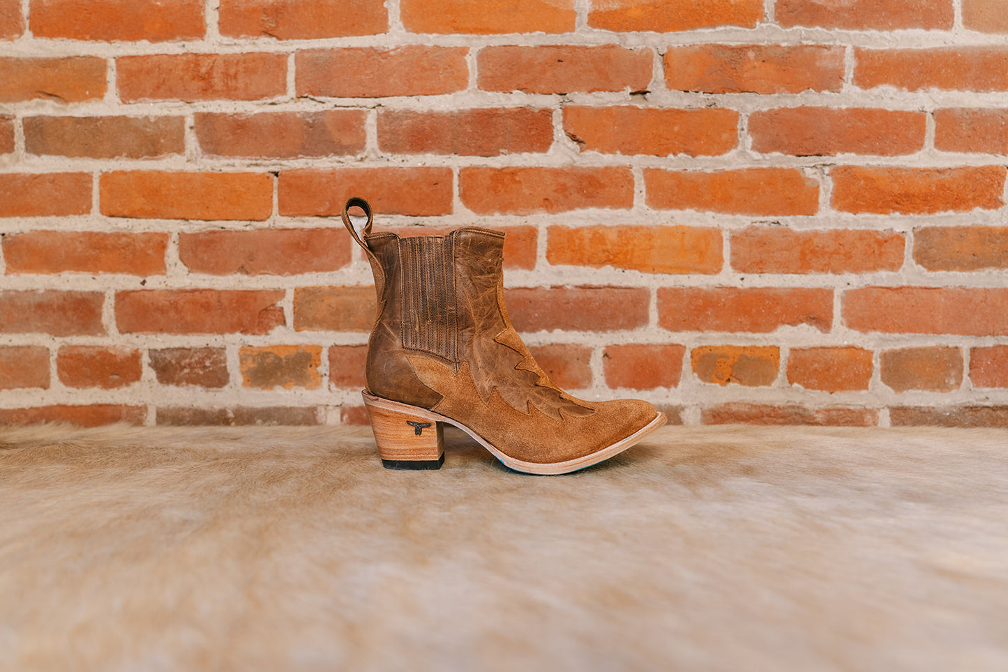 Western Chelsea Bootie - Toffee Suede