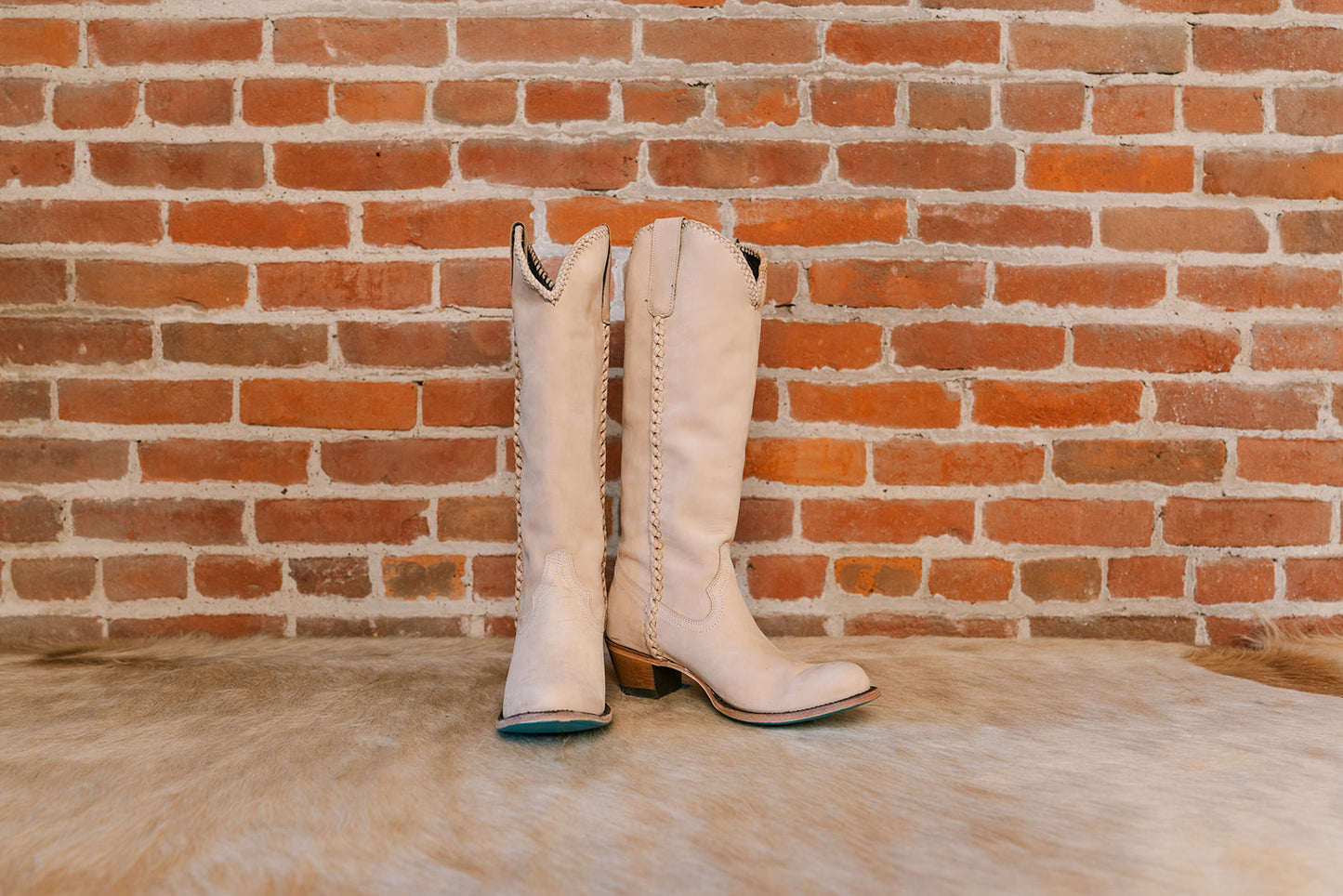 Plain Jane Boot -Braided Buttermilk