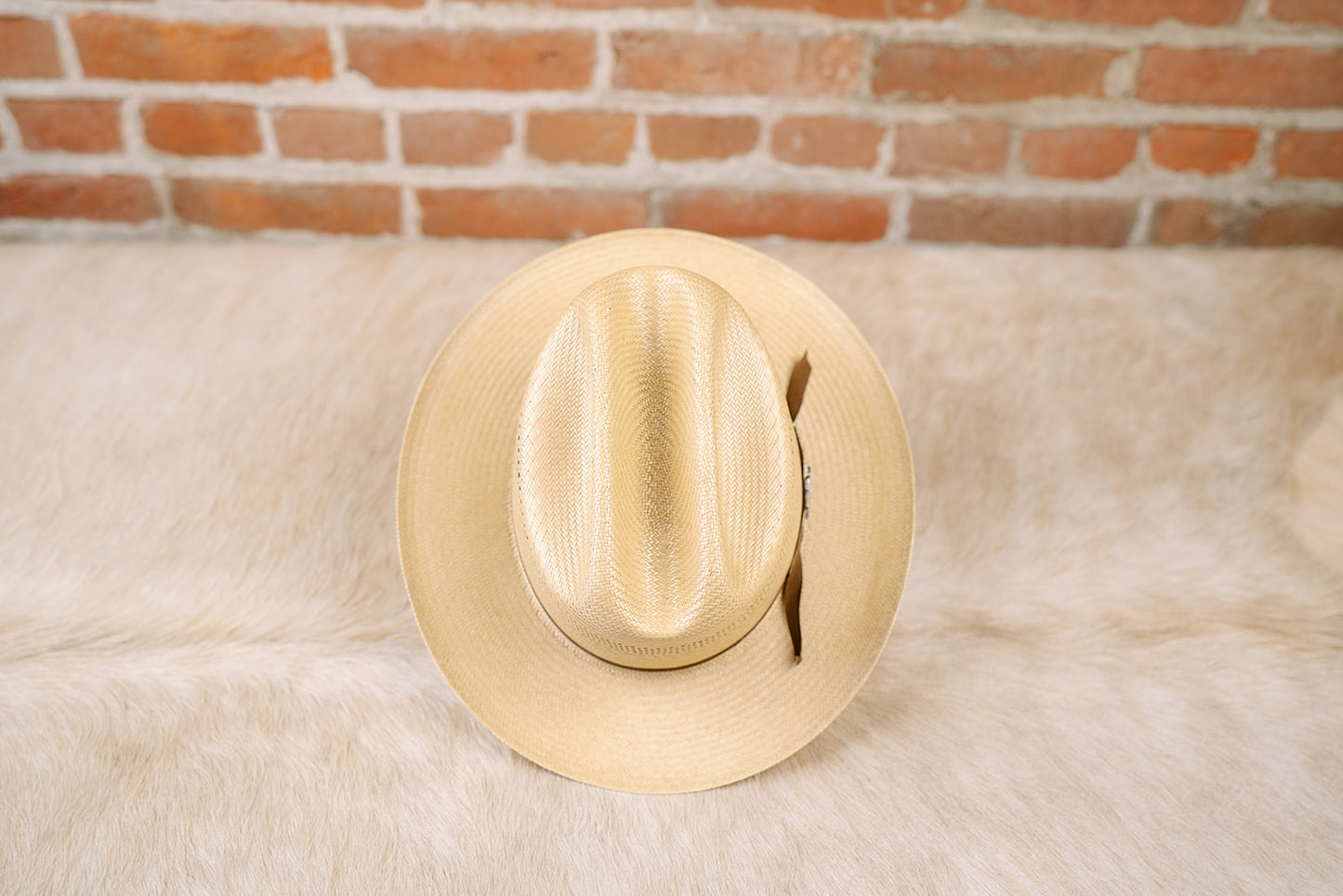 Open Road 10X Straw Cowboy Hat-Vented
