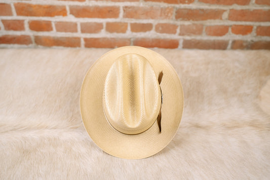 Open Road 10X Straw Cowboy Hat-Vented