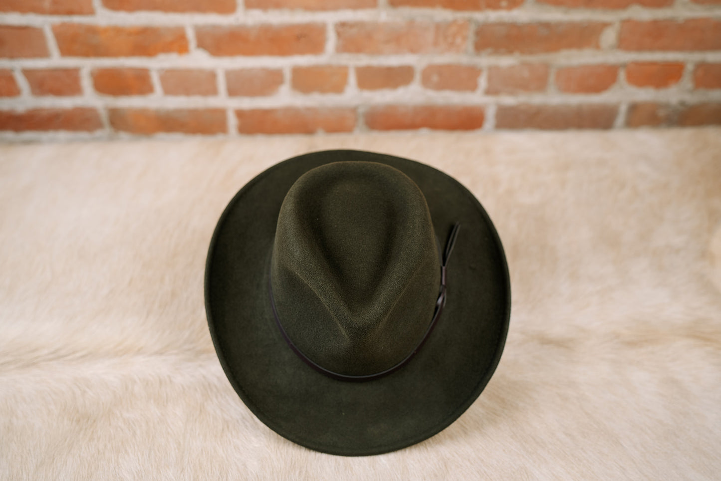 Pathfinder | Olive Wool Felt Outback Hat