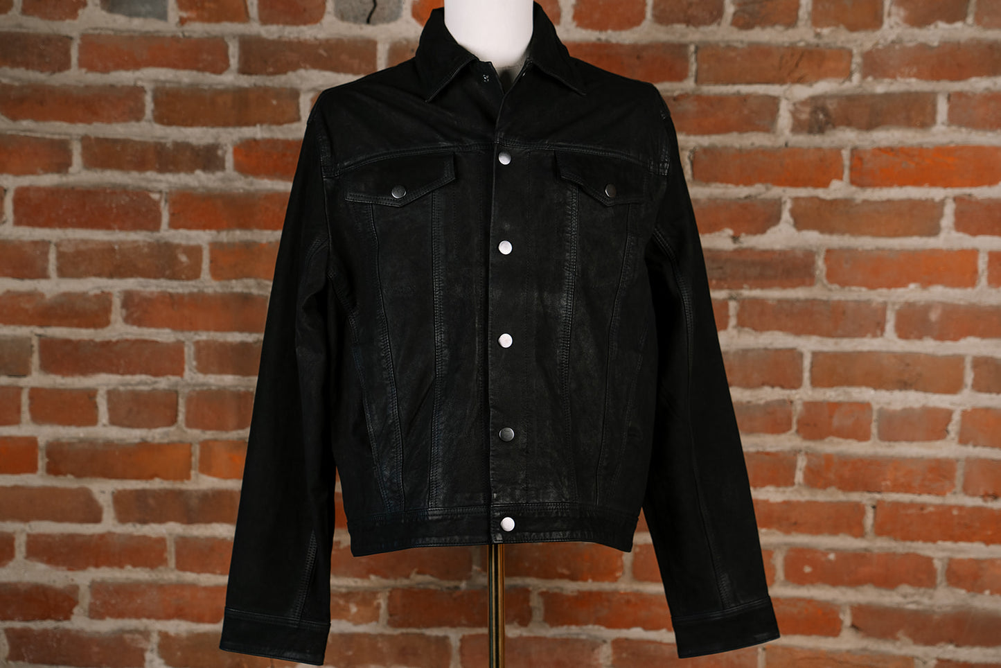 Leather Jean Jacket