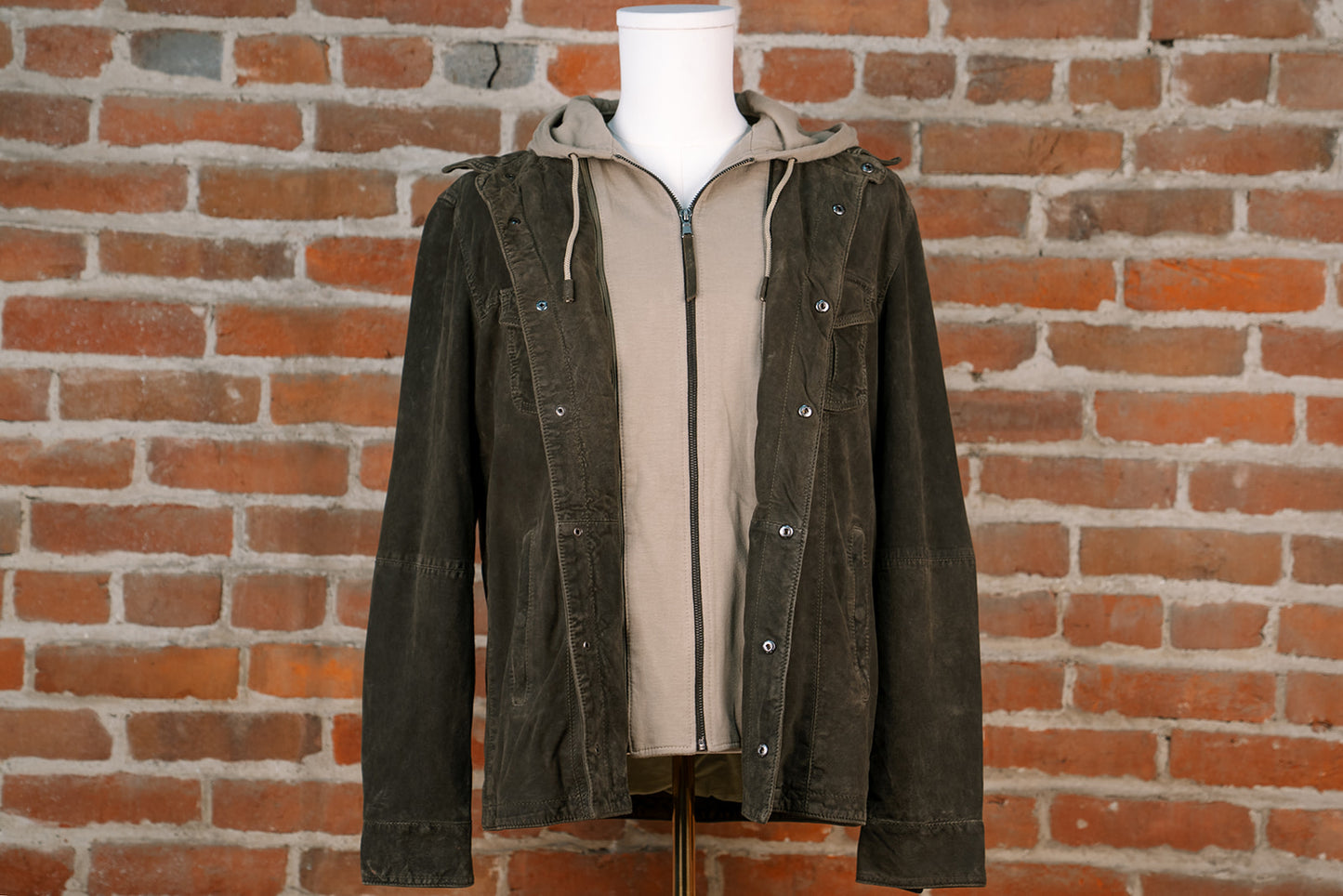Stetson - Distressed brown suede