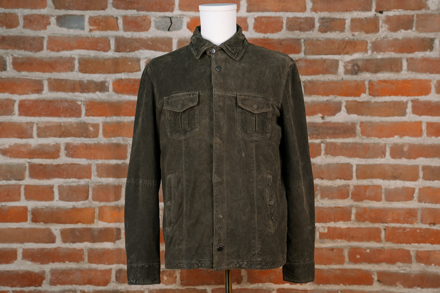 Stetson - Distressed brown suede