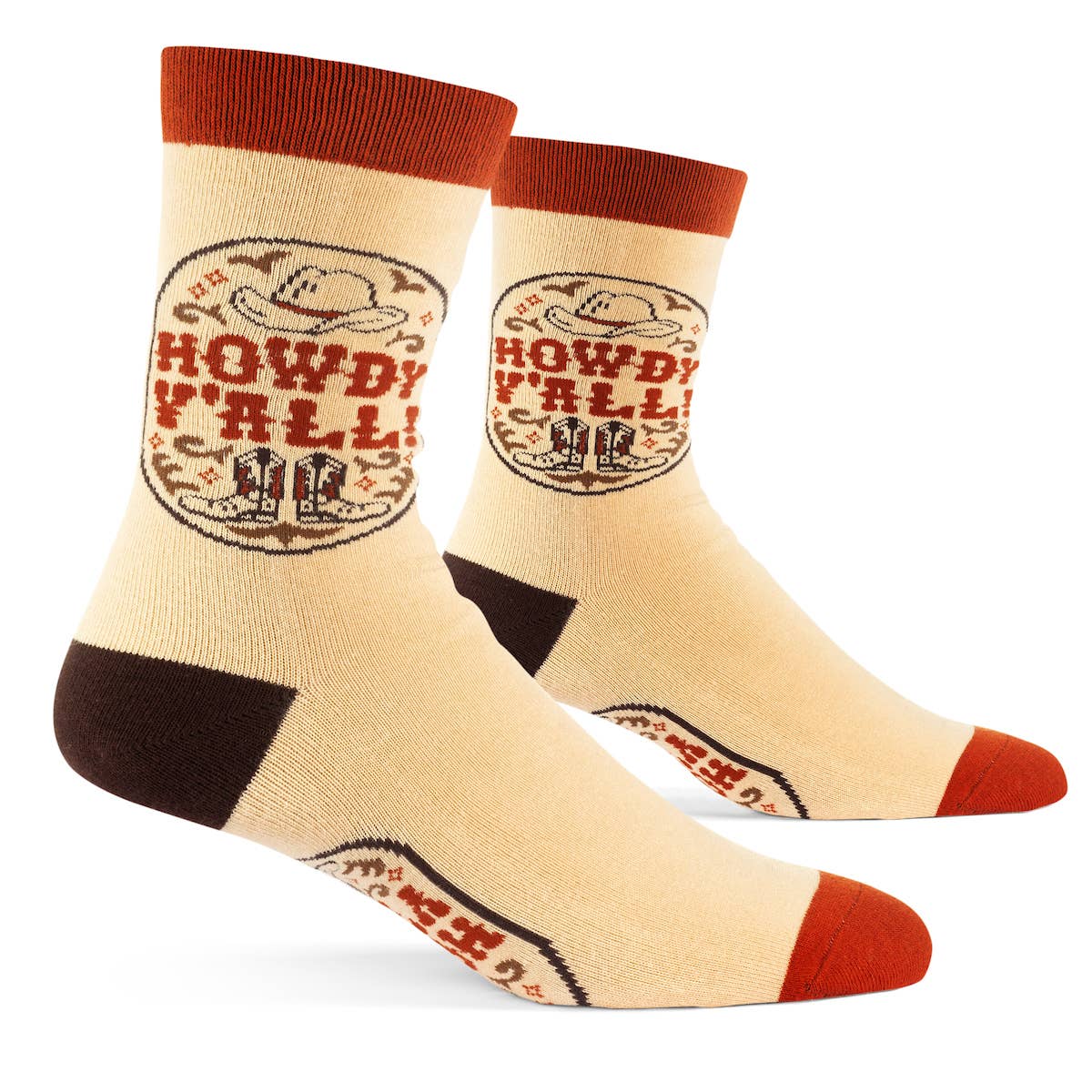 Howdy Y'all Country Western Socks Unisex for Men and Women