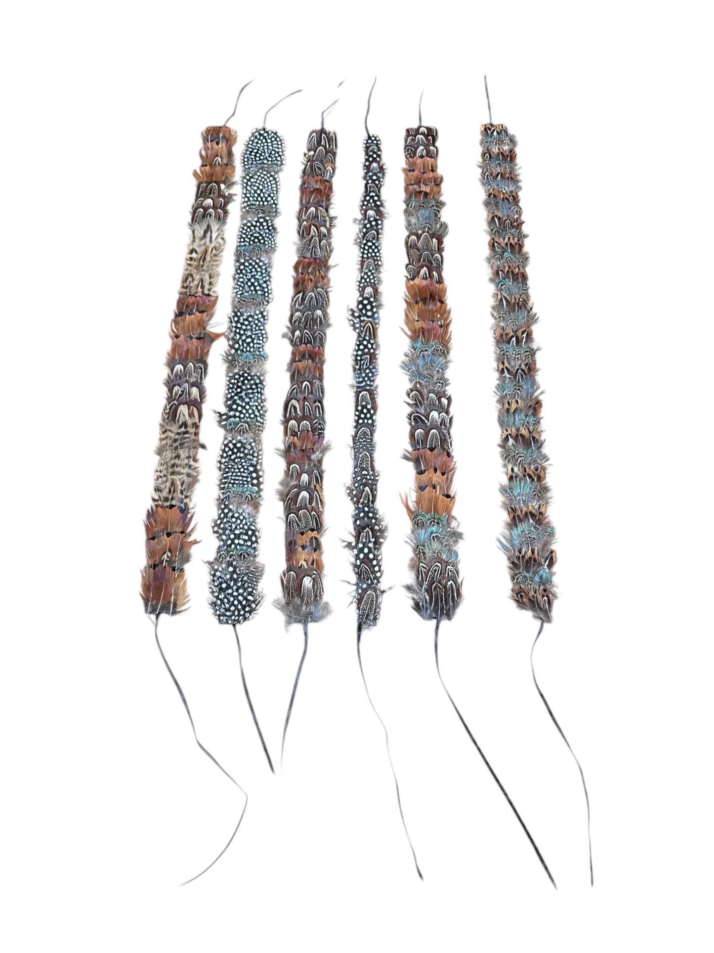 Thin Feather hat band with strap