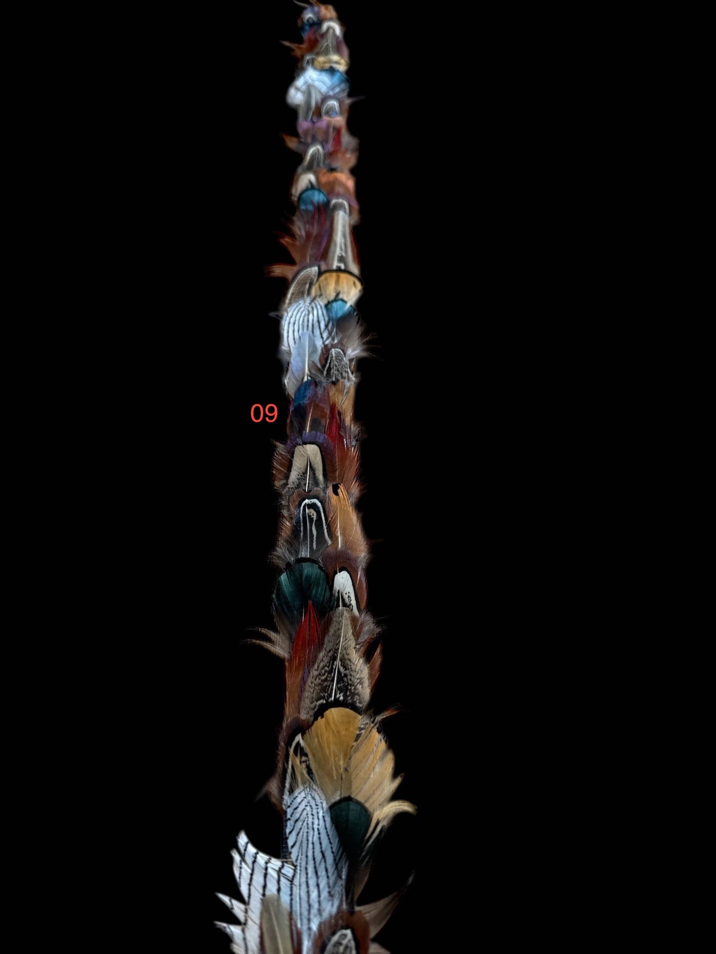 Thin Feather hat band with strap